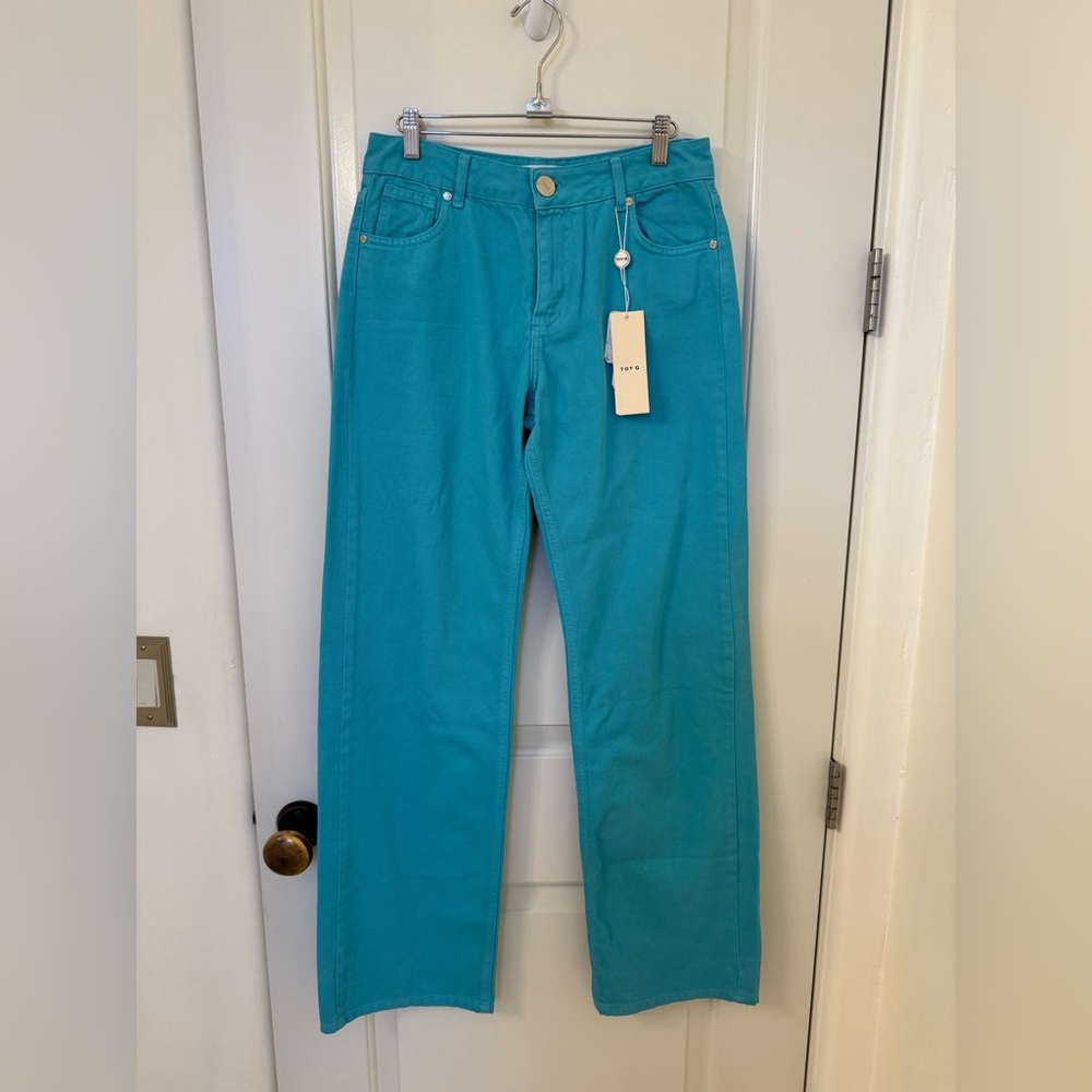 Size 8 (44 Italian) teal jeans from Toy G